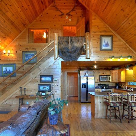 The View Sweeping Mountain Views Gas Fireplace Game Room Hot Tub Blue Ridge Exterior foto
